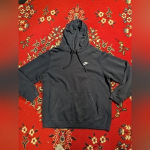 nike club fleece hoodie men's extra large xl navy blue